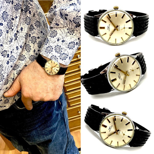 Technos vintage 1965 mechanical wristwatch used men's