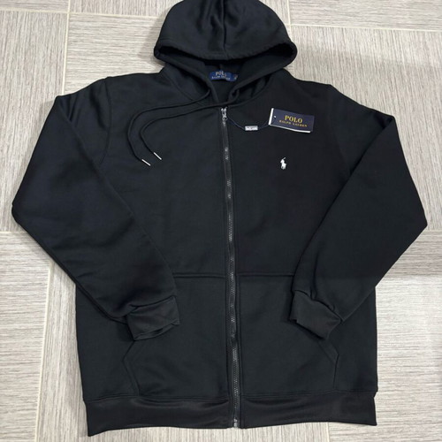 Ralph Lauren Black Zip Hoodie new, size L