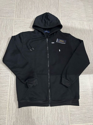 Ralph Lauren Black Zip Hoodie new, size L