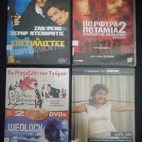 DVD pack of 41 used, various genres with subtitles