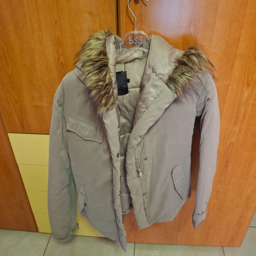 Bsb jacket like new with belt, green, size XS