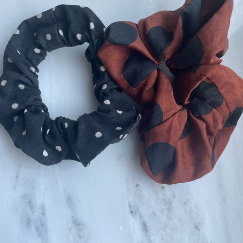 Hair ties like new, set with beautiful designs