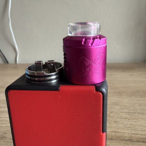 Mechanical Mod Vandy Vape Pulse BF Box Mod with Dead Rabbit Solo RDA and Battery like new