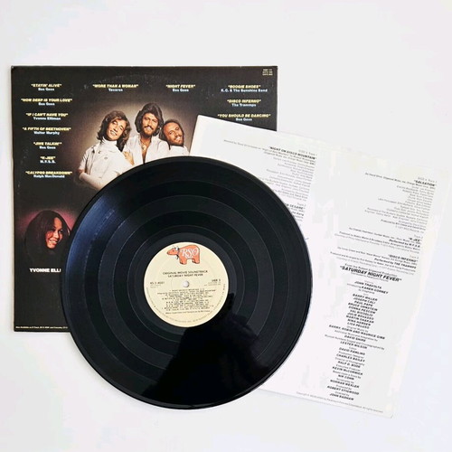 Saturday Night Fever double vinyl record used 1977