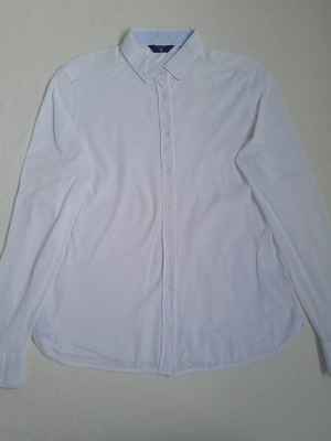 Gant women's shirt size L, long sleeve, 100% cotton, white