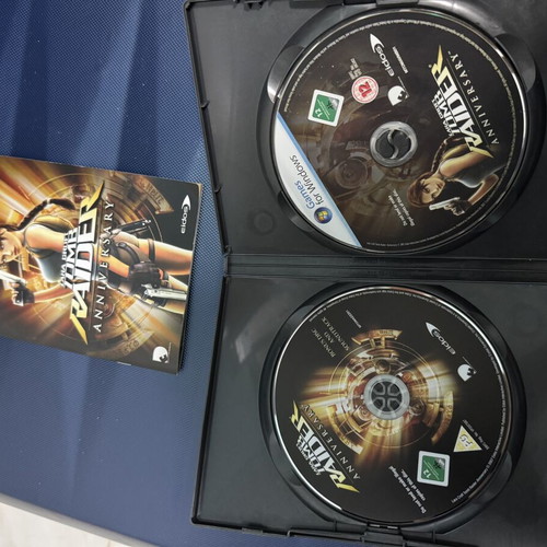 Tomb Raider PC Games used, pack of 4 classic titles with manuals