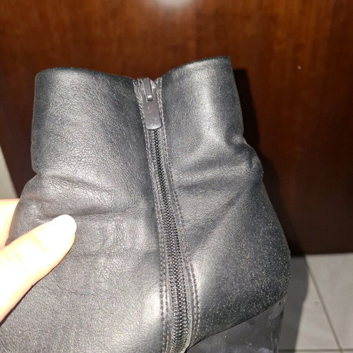 Women's leather ankle boots used size 39, black