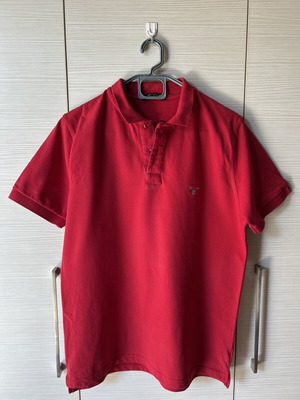 Gant men's polo shirt like new, size L, red