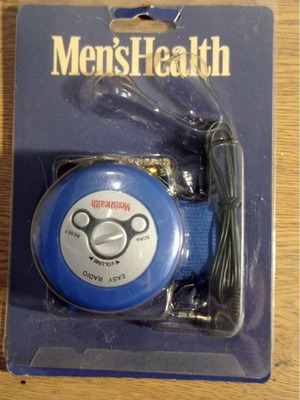 Men's Health radio tuner new, gift from magazine
