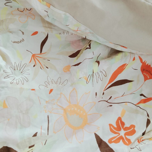 Oui summer jacket medium beige with floral lining like new
