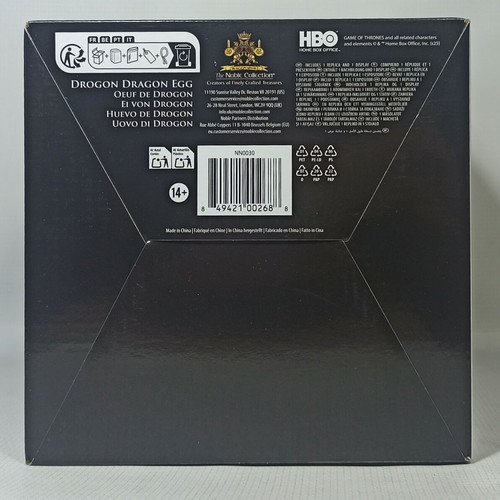 Game of Thrones Drogon Dragon Egg authentic prop replica new