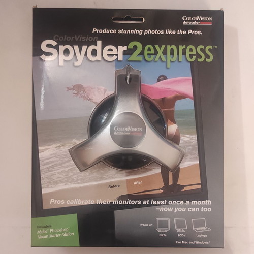 Datacolor Spyder 2 Express color calibration device like new