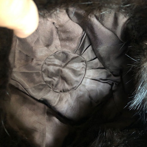 Women's brown Russian fur hat new size 56-58