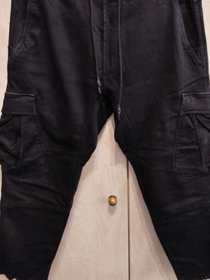 Zara black cargo trousers used, size L