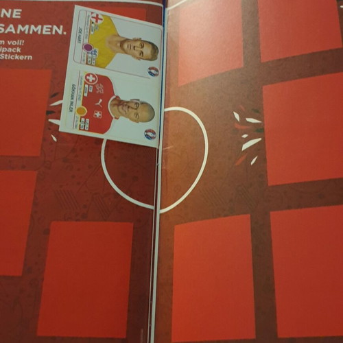 Panini Euro2016 album like new with 200 single stickers