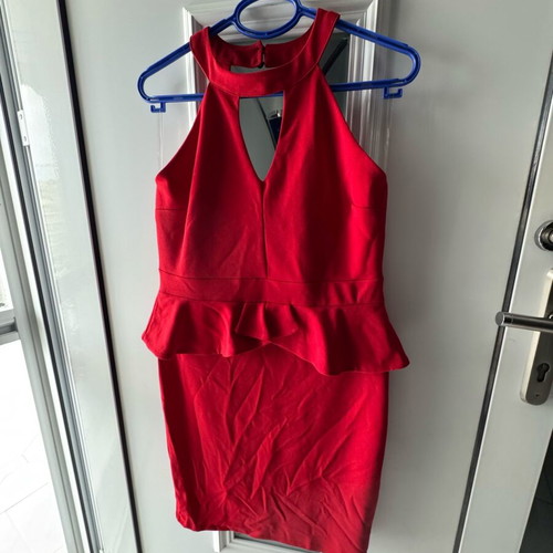 Evening dress new, red, size XL