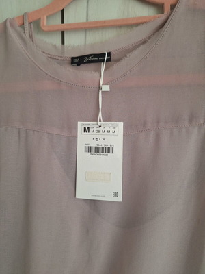 Zara tops 2pcs, size M, pink and yellow