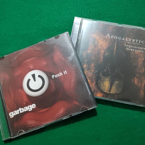 Garbage single "Push It" and Apocalyptica album "Inquisition Symphony" like new