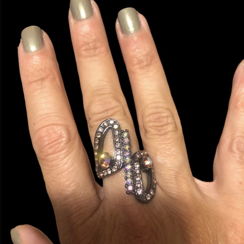 Ring with stones used, size 6