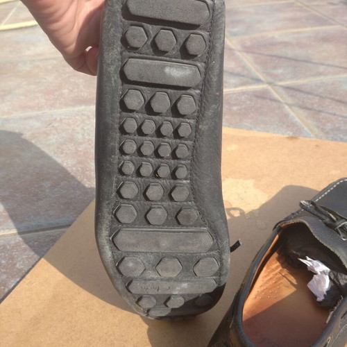Clarks leather moccasins like new, size 43