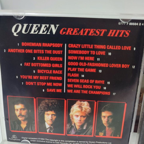 Queen Greatest Hits CD like new, 1994 remaster rock