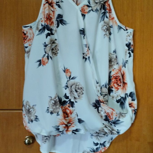 Shein Floral Wrap Cami Top Size M New Multicolor