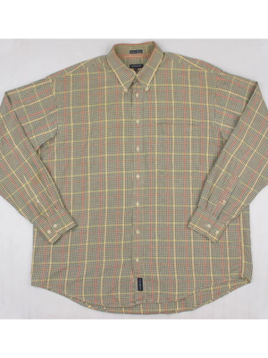 Gant men's shirt XL like new, cotton and linen, multicolor