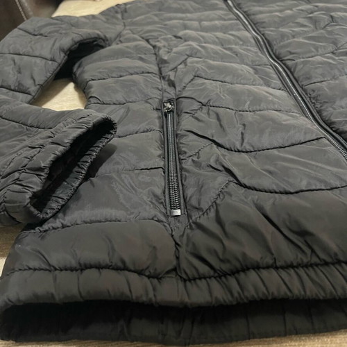 Black lightweight puffer jacket Jump&Fish size L like new