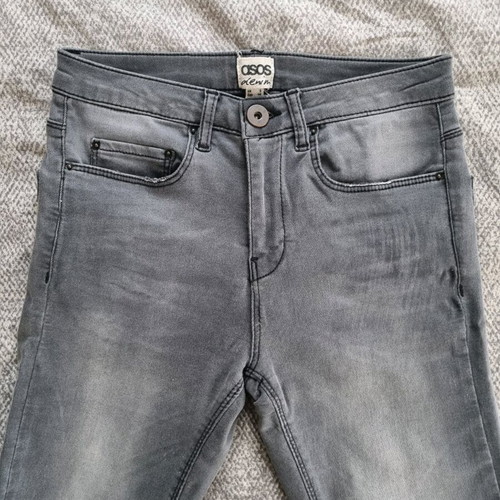 Asos grey skinny jeans size S like new