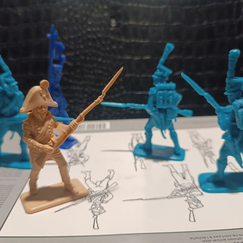 French soldiers Napoleonic Wars 1/32 toy soldiers