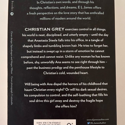 Grey book like new, 50 shades of grey in English