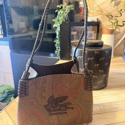 Etro shoulder bag brand new, brown