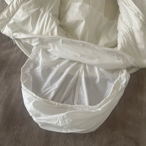 Nike girls' white jacket used, size XS or 158