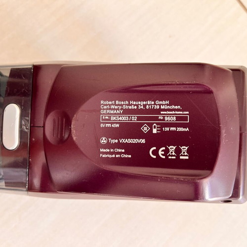 Bosch Rechargeable Handheld Vacuum 6V BKS4003 used