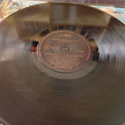 Classic Metal Ballads vinyl used, double Greek rock collection