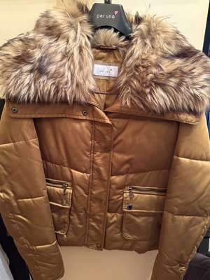 Marks and Spencer per una jacket gold like new, size 18