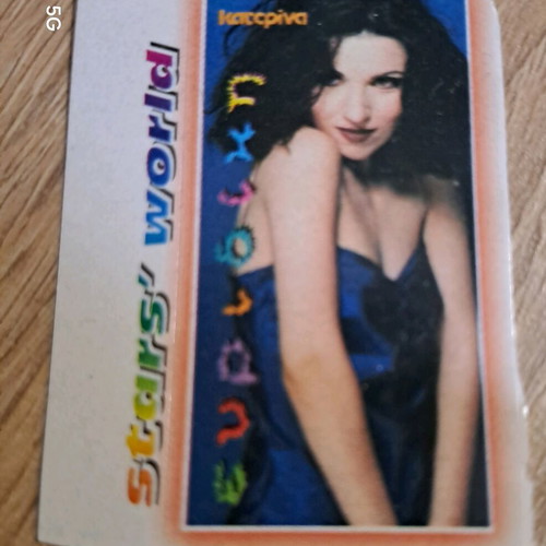 Evridiki 1990s pop star tribute pack new, poster and sticker