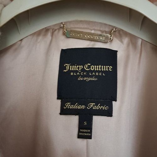 Juicy Couture long coat like new, powder color with alpaca and wool