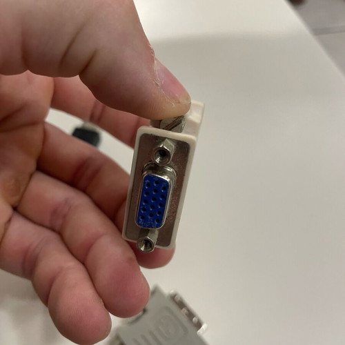 Adapters and DVI card used