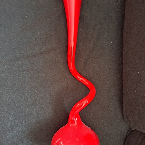 Normann Copenhagen Swing Vase 40cm red like new