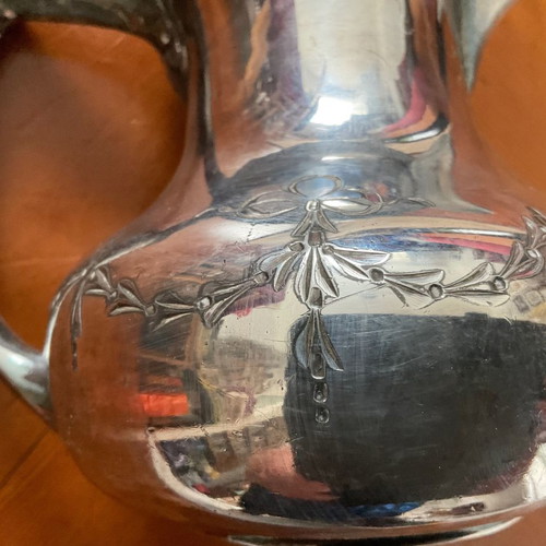 Vintage silver-plated teapot from England with EPNS mark, 14 cm high
