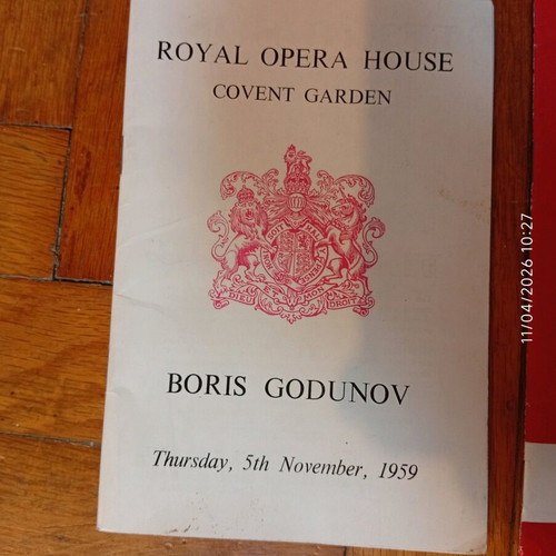 Theatrical Programmes used, 4 vintage collectible playbills 1959-1968