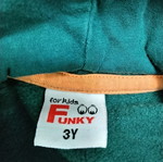 Φούτερ Funky παιδικό σαν καινούργιο, πράσινο, για 3 ετών