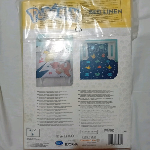 Pokemon duvet cover and pillowcase new