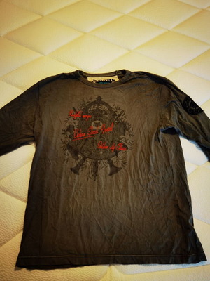 Men's blouse used, gray, size L