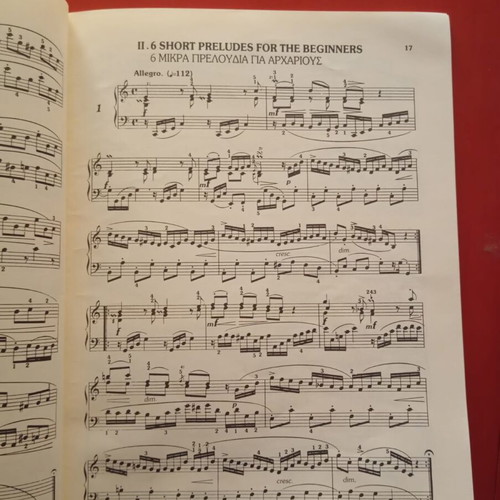 Piano Introductory Sheet Music Collection by F. Nakas used, 5 books