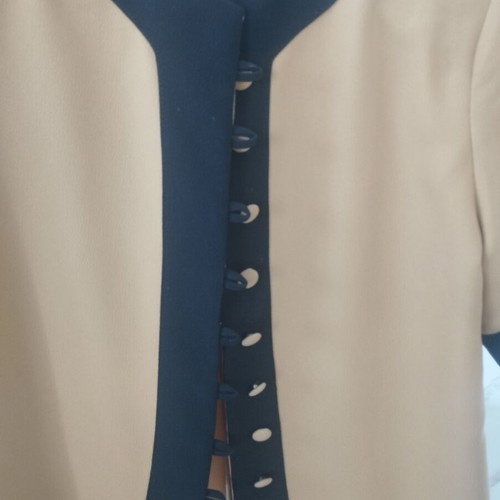 Vintage Camel Black Short Sleeve Blazer Like New M/L