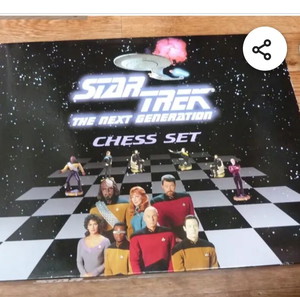 Vintage Star Trek chess