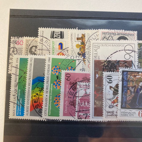 German stamps used, complete series 1979
