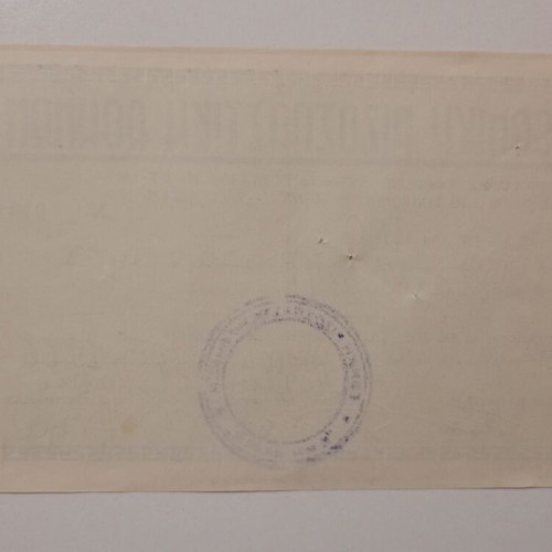 Subscription receipt for Ethniki Rizospastiki Athinon newspaper used 1966